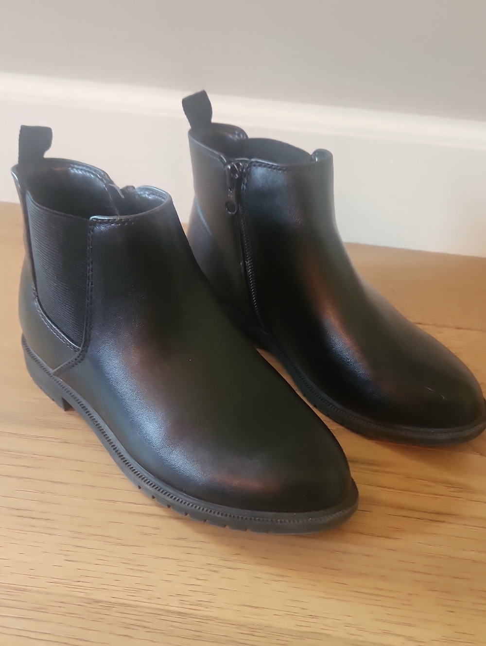Girls Black Booties - Like New! - Size 2